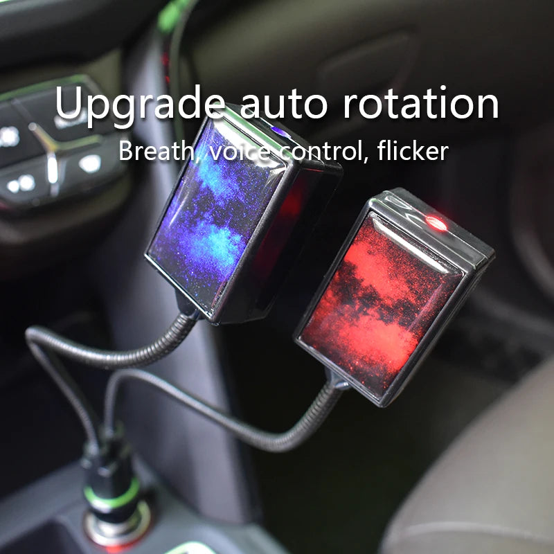 Auto USB starry sky car roof star decoration light ambient light music Rhythm control car interior led starry light for car